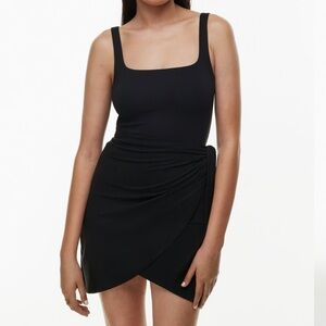 Wilfred Saturn mini dress aritzia black